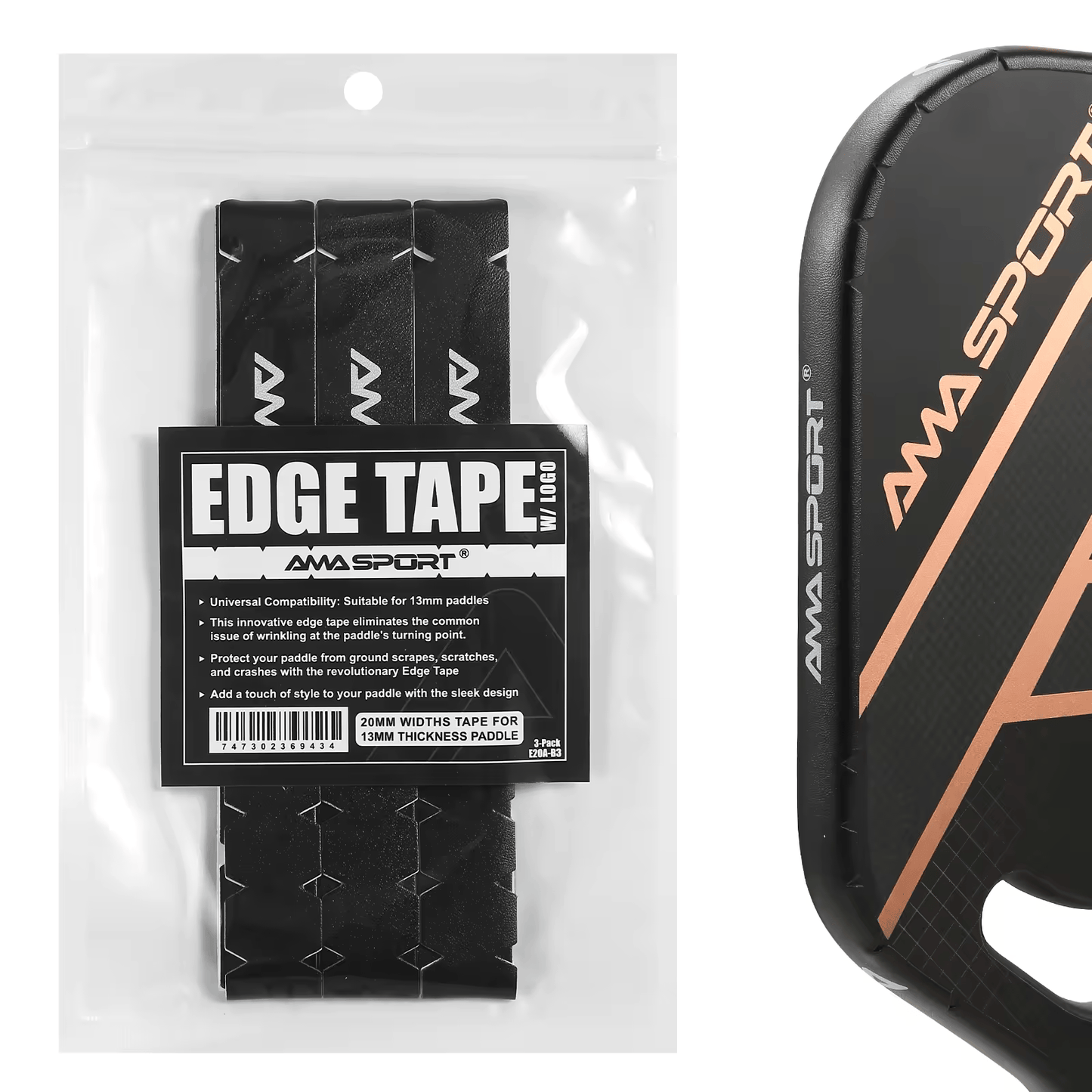 Custom Pickleball Edge Protection Tape