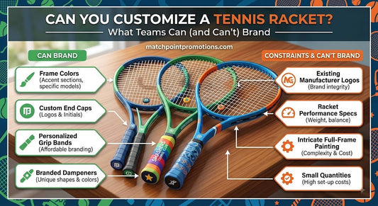 tennis rackets with what can be customized on each racquet