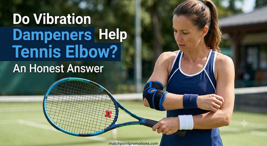 Tennis player with tennis elbow
