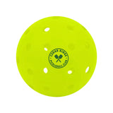Custom logo pickleball printed with a pickleball club crest in green