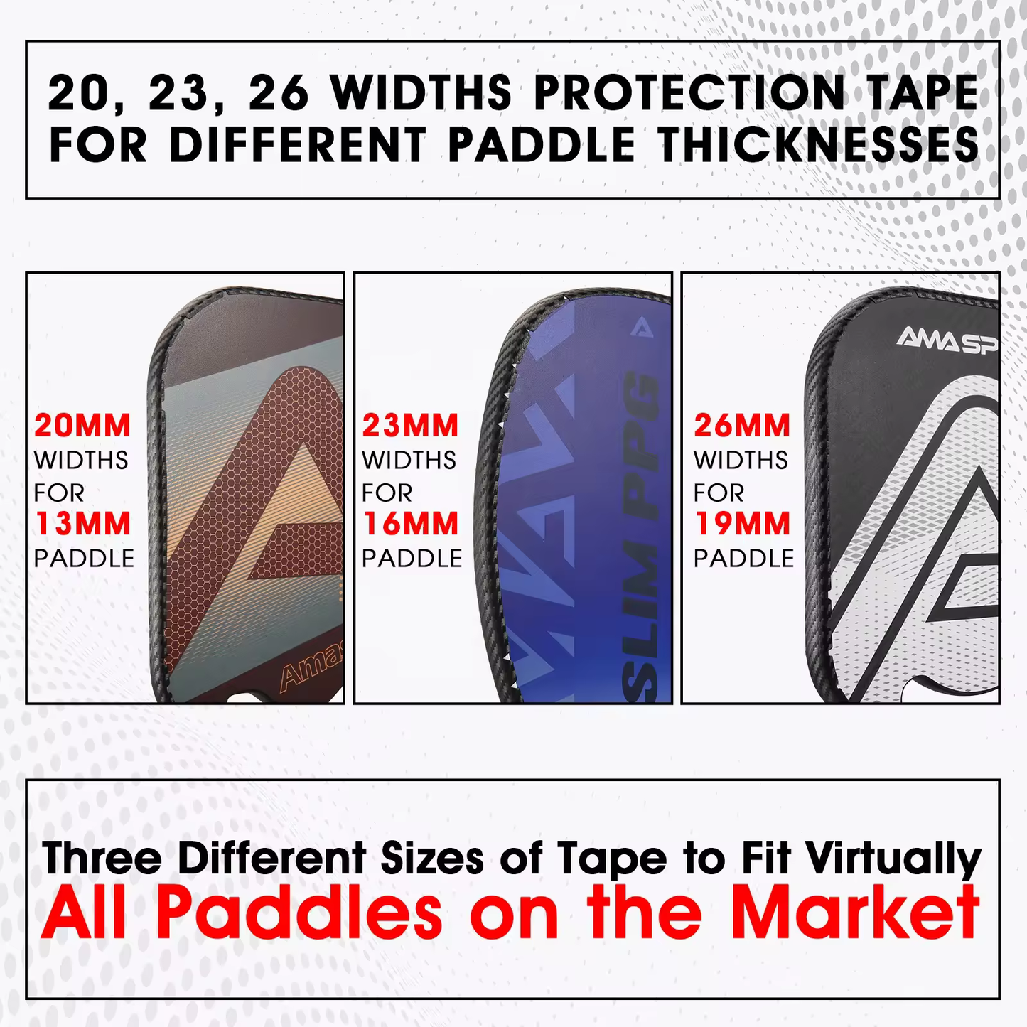Custom Pickleball Edge Protection Tape