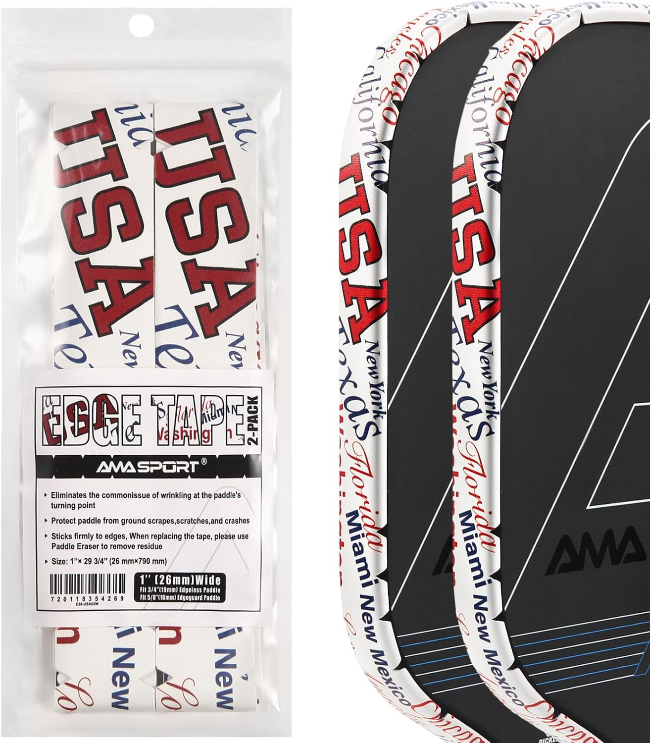 Custom Pickleball Edge Protection Tape